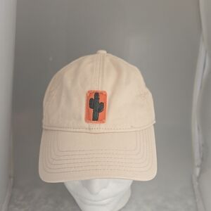 Cactus Tan Cap with Embroidered Patch